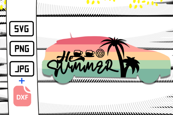 Hello Summer Illustration Graphics