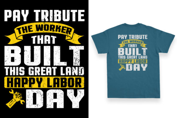 Labor Day T-shirt for Employee: Graphics & Print Templates