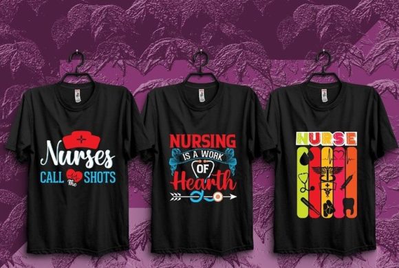 Nurse Tshirt Bundle: Graphics for T-Shirt Designs