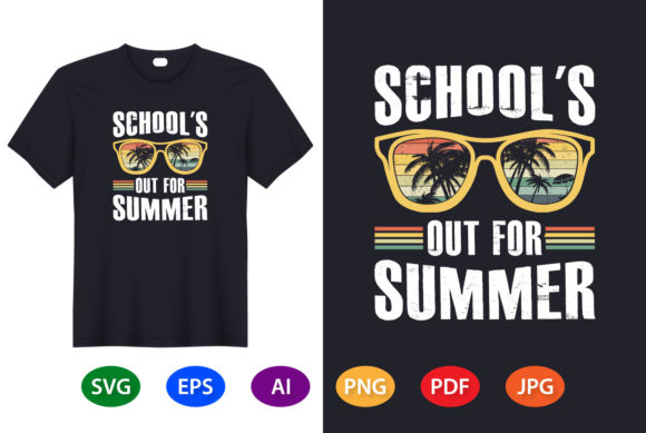 School’s Out for Summer T-Shirt Design