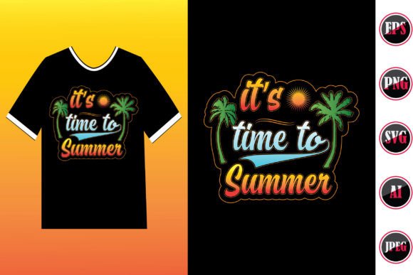 Summer Beach T-shirt 4 Graphics