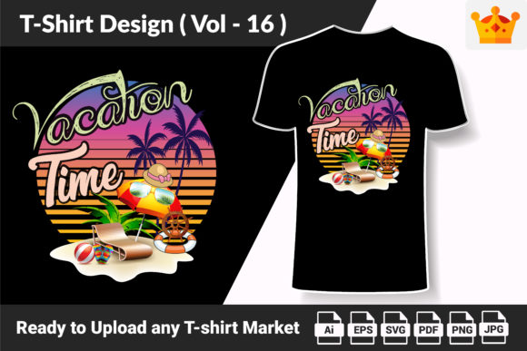 Summer T-shirt Design Sublimation V.16