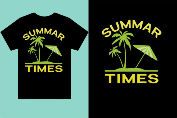 Summer Times T Shirt Graphics & Print Templates