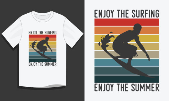 Surfing T Shirt, Enjoy the Surfing Enjoy