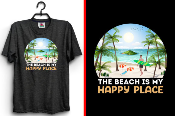 The Beach is My Summer T-Shirt Design