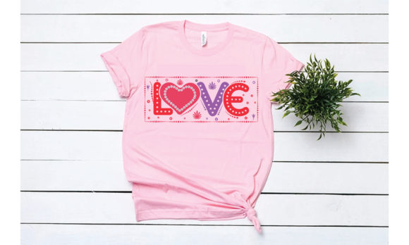 Valentine's Love T-Shirt Craft Design